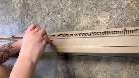 TruAire 48in Baseboard Register Installation How To