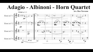 Albinoni Adagio for French Horn Quartet @Surhorn