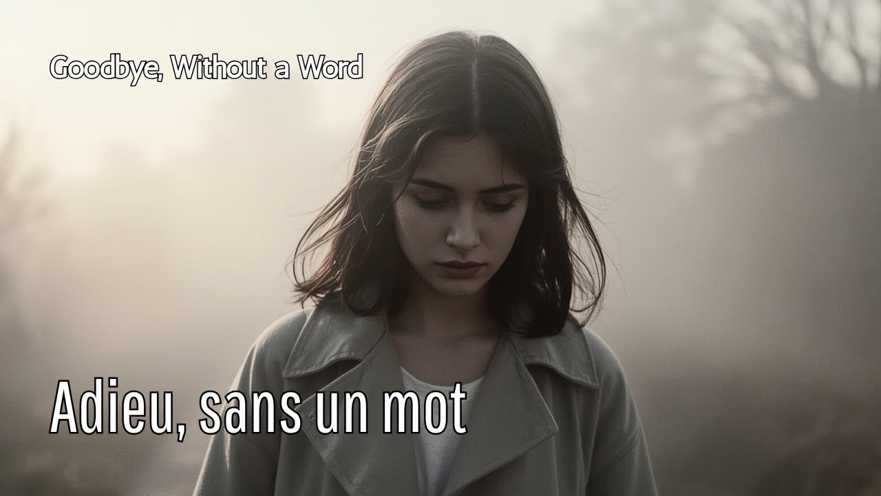 Adieu, sans un mot (Goodbye, Without a Word) – French Sad Song | Female Vocals, Piano, Melancholy