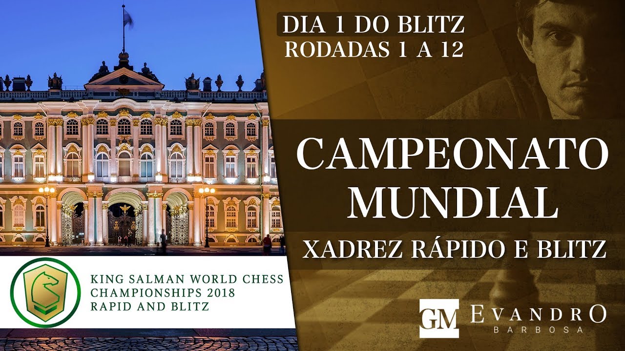 Campeonato Mundial de Xadrez Blitz - Dia 1 - Rodadas 1 a 12 