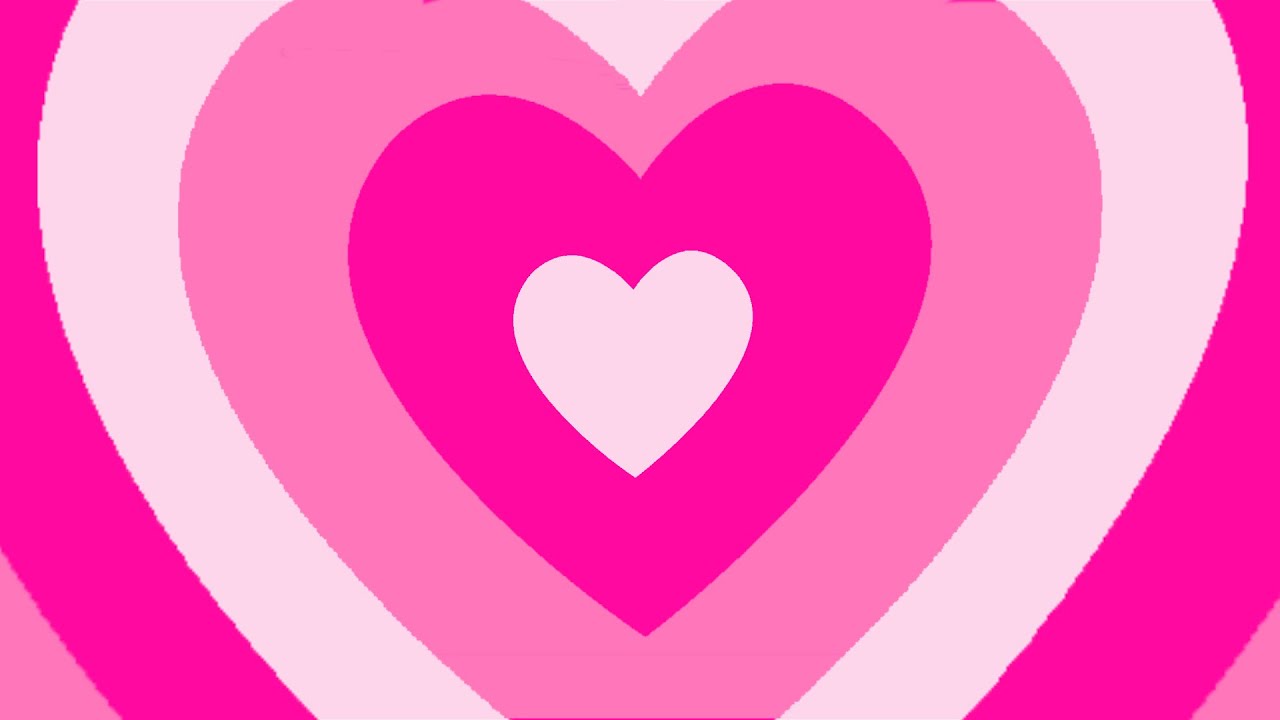 Heart background - Free Background Loops - background video love - TikTok  Eye Trend - Pink 