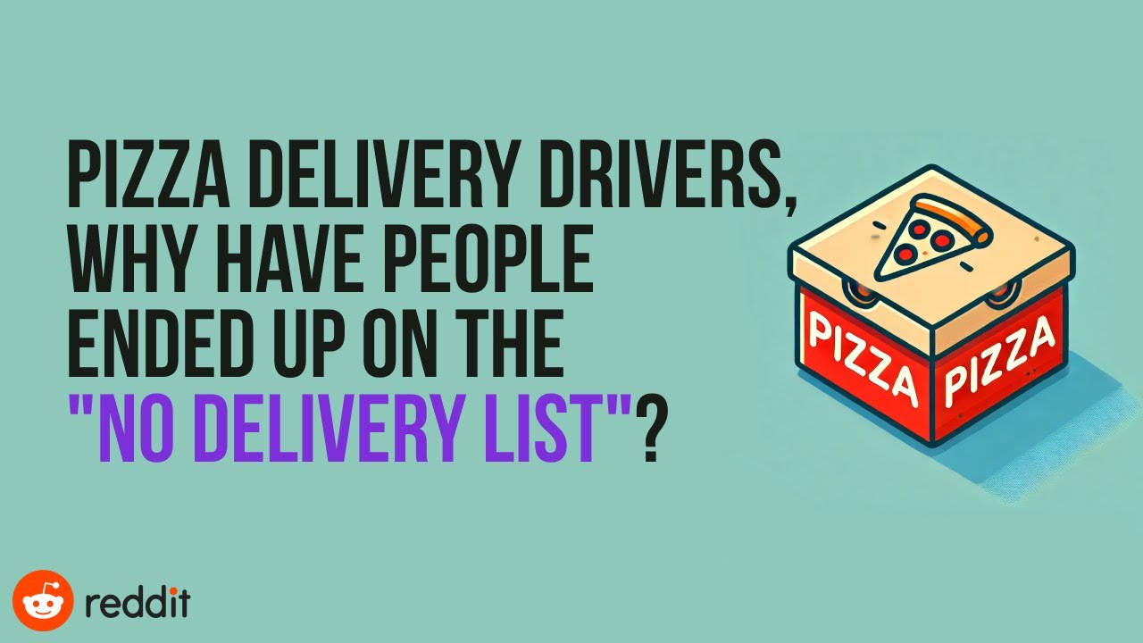 r/AskReddit - Pizza delivery drivers, why have people ended up on the ...