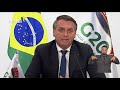 Presidente Bolsonaro discursa durante Cúpula do G20