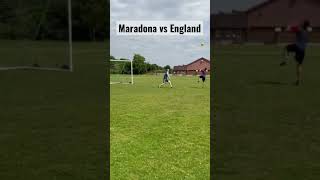 Maradona ‘Hand of God’ vs England Recreated