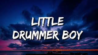 Video thumbnail of "Carrie Underwood - Little Drummer Boy (Lyrics)ft. Isaiah Fisher"