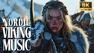 These Drums Will AWAKEN Something Primal Inside You - Epic Viking War Songs - 12 Hours