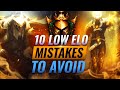 10 GAME-LOSING Mistakes EVERY Low Elo Player Makes - League of Legends Season 11