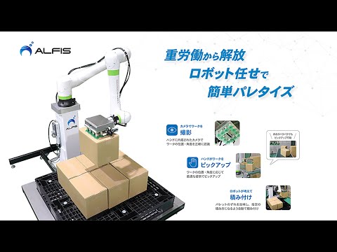 【ALFIS】ロボットパレタイズシステム