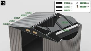 8x10 Outdoor Storage Shed Assembly Video