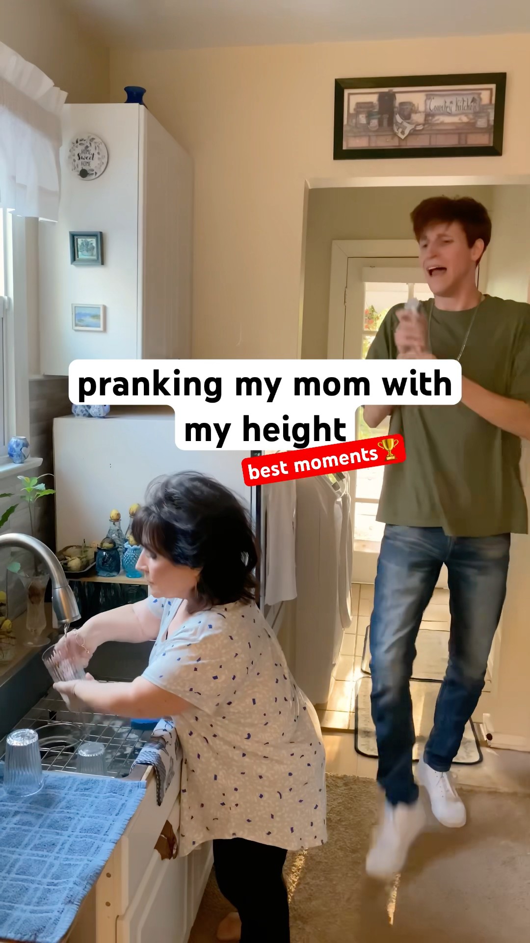 Tall Pranks On My Short Mom (BEST OF)