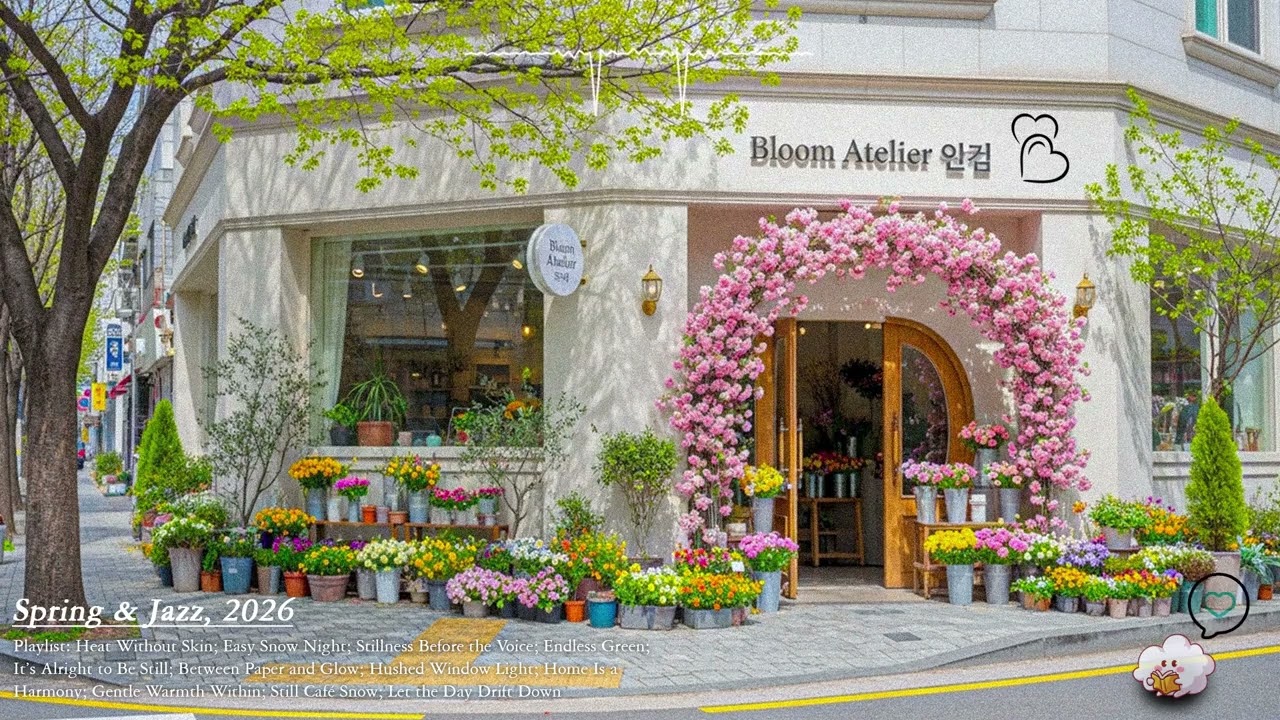 플레이리스트 따뜻한 봄바람 속 카페 재즈 🌼   기분 좋아지는 스프링 재즈 플레이리스트