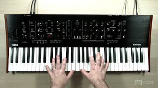 Korg Prologue 101: Korg Prologue Video Manual - 3. Playing Internal Programs