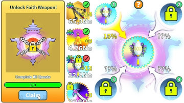 NEW FAITH WEAPON SYSTEM CAN MAKE YOU OVERPOWERED IN ROBLOX WEAPON FIGHTING SIMULATOR