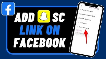 How to Add Snapchat Link on Facebook - Add Snapchat ID On Facebook