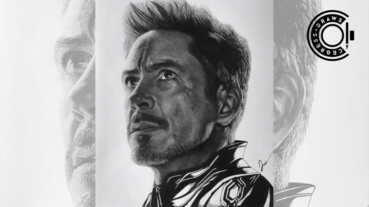 Drawing Tony Stark/Iron Man by Melissa394 | OurArtCorner