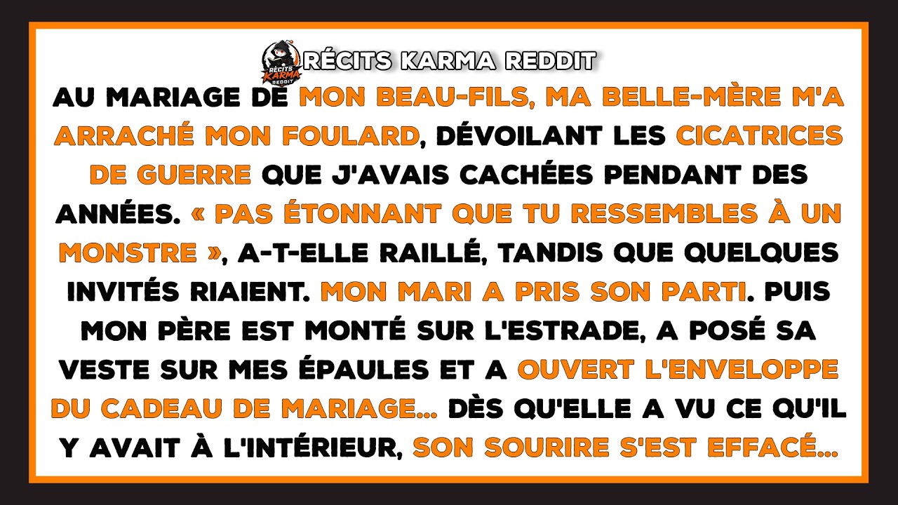 Un silence est tombé dans le ballroom quand la porte s’est ouverte, et j’ai senti mon sang se glacer. Mon père, soixante-douze ans, que je n’avais pas vu depuis des années, s’est avancé avec une...