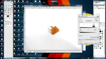 How I use GIMP to get that bright white background