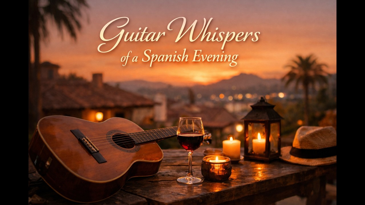 Golden Dusk Resonance: Spanish Guitar for Quiet Moments