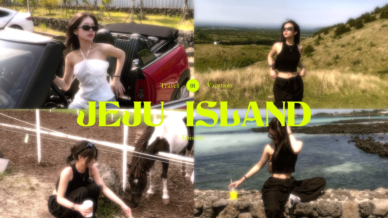 [🇰🇷 제주도 #Day1] 제주도 / 휴가 / 카페 / 해변/ 용눈이 오름 / Jeju/ Vacation/ Cafe / Beach / Yongnunie Oreum