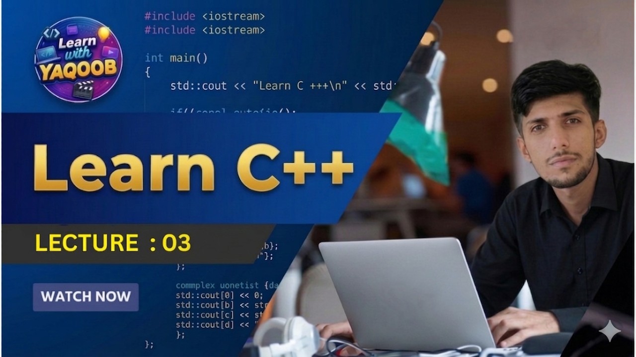 C++ Variables Explained | C++ Tutorial for Beginners Lecture 3 - YouTube