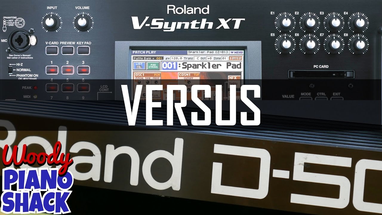 Roland V Synth Xt Versus Roland D50 Varios Vc 1 V Card Youtube Roland V Synth Xt Versus Roland D50 Varios Vc 1 V Card Youtube