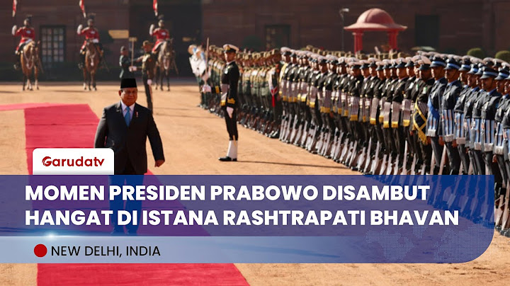Presiden Prabowo Disambut Upacara Kenegaraan Megah di Istana Rashtrapati Bhavan!
