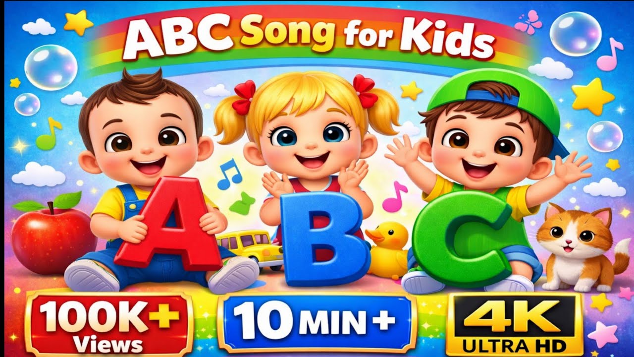 ABC Song for Kids | Learn Alphabet A to Z | Phonics & Words for Toddler