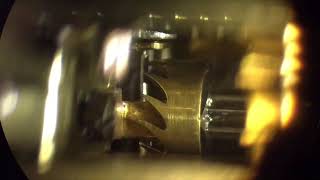 Verge escapement slo-mo ultrasonic sound