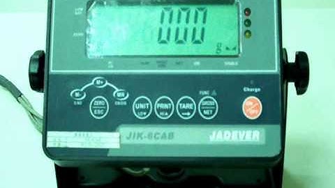 JIK-6 single point calibration