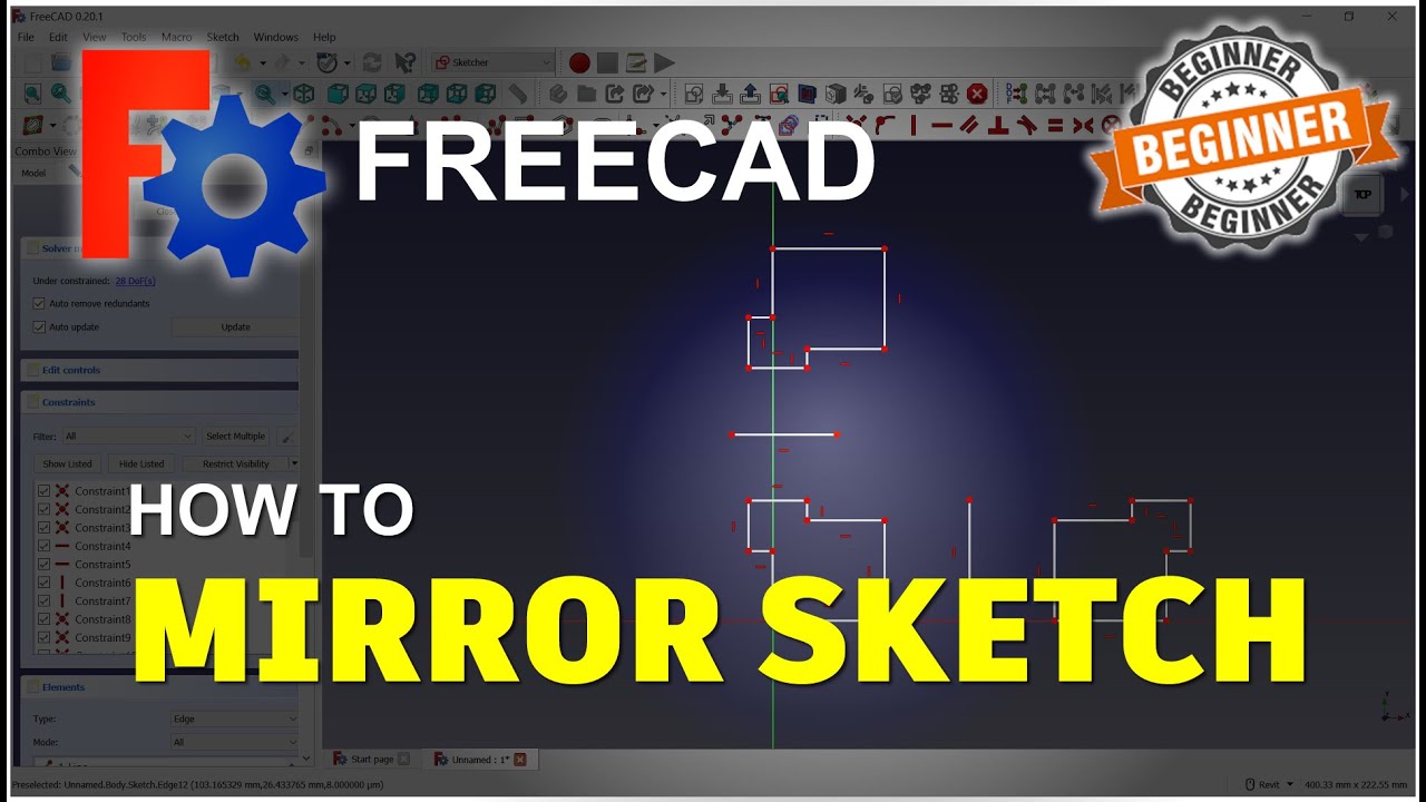 PartDesign Mirrored  FreeCAD Documentation