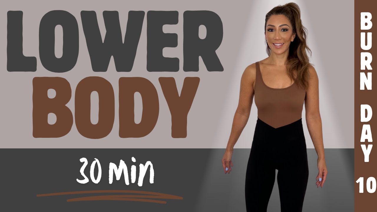 30 MIN LOWER BODY Dumbbell Strength Workout | LEGS & GLUTES - YouTube