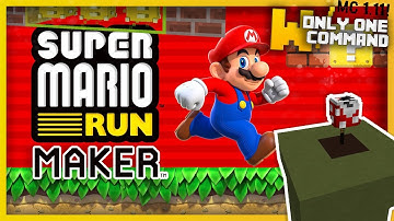 Minecraft: SUPER MARIO RUN MAKER with Only One Command Block (Build Your Own Levels!)