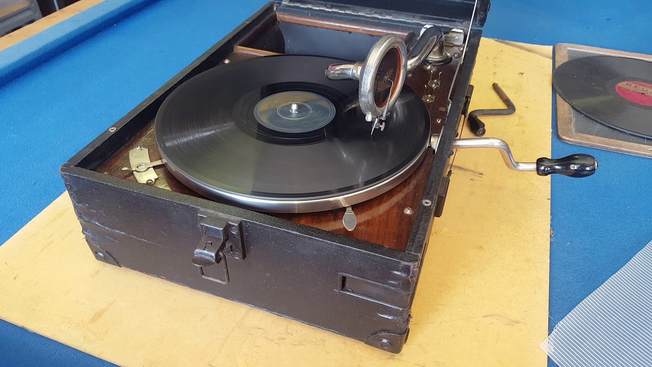 HMV 101 Portable Gramophone