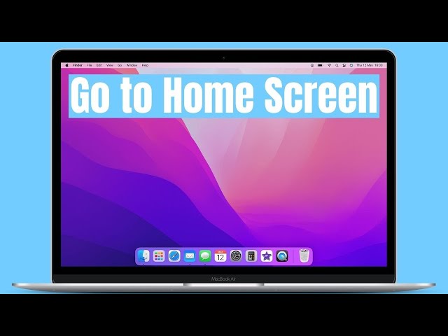 Apple Computer Home Screen
