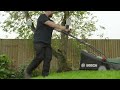 Cordless lawnmower  bosch universalrotak 2x18v37550