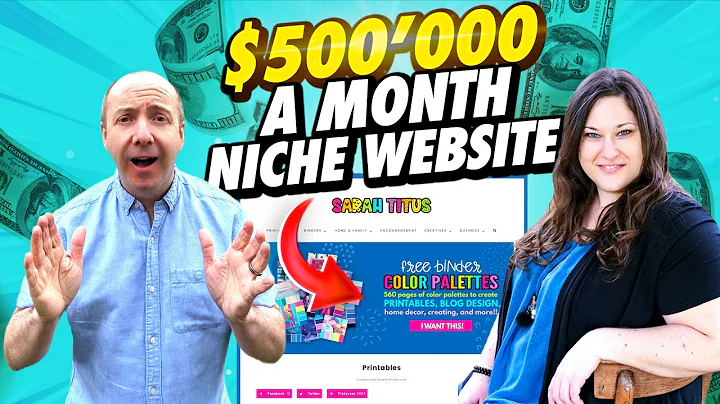 $500'000 a MONTH website ( The STORY behind Sarah ...