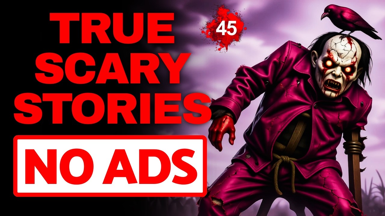 🔴 NO ADS 🔴 7 HOURS of TRUE Scary Stories for Sleep | Rain Sounds | Black Screen | Ep-45 🏚️