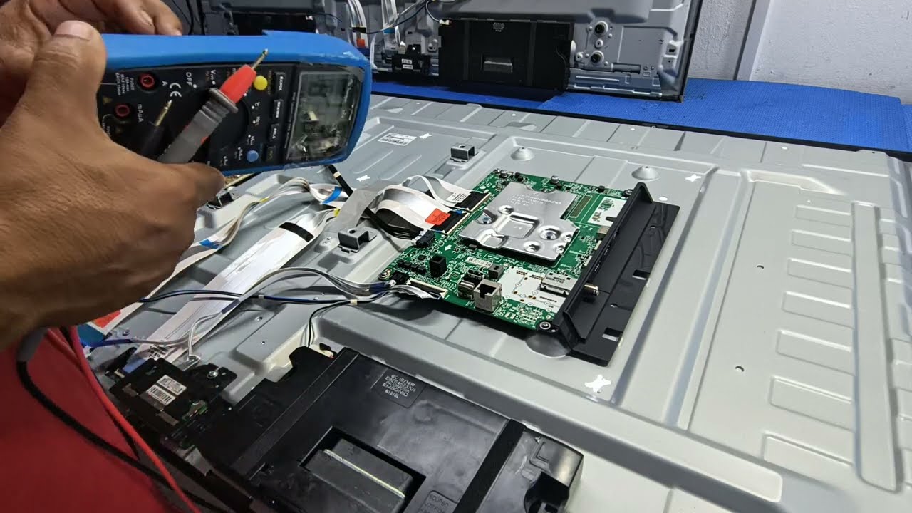 LG 50UP7750 SEM IMAGEM POREM LEDS ACESSO