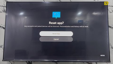 How to Reset YouTube Data and Settings on TV
