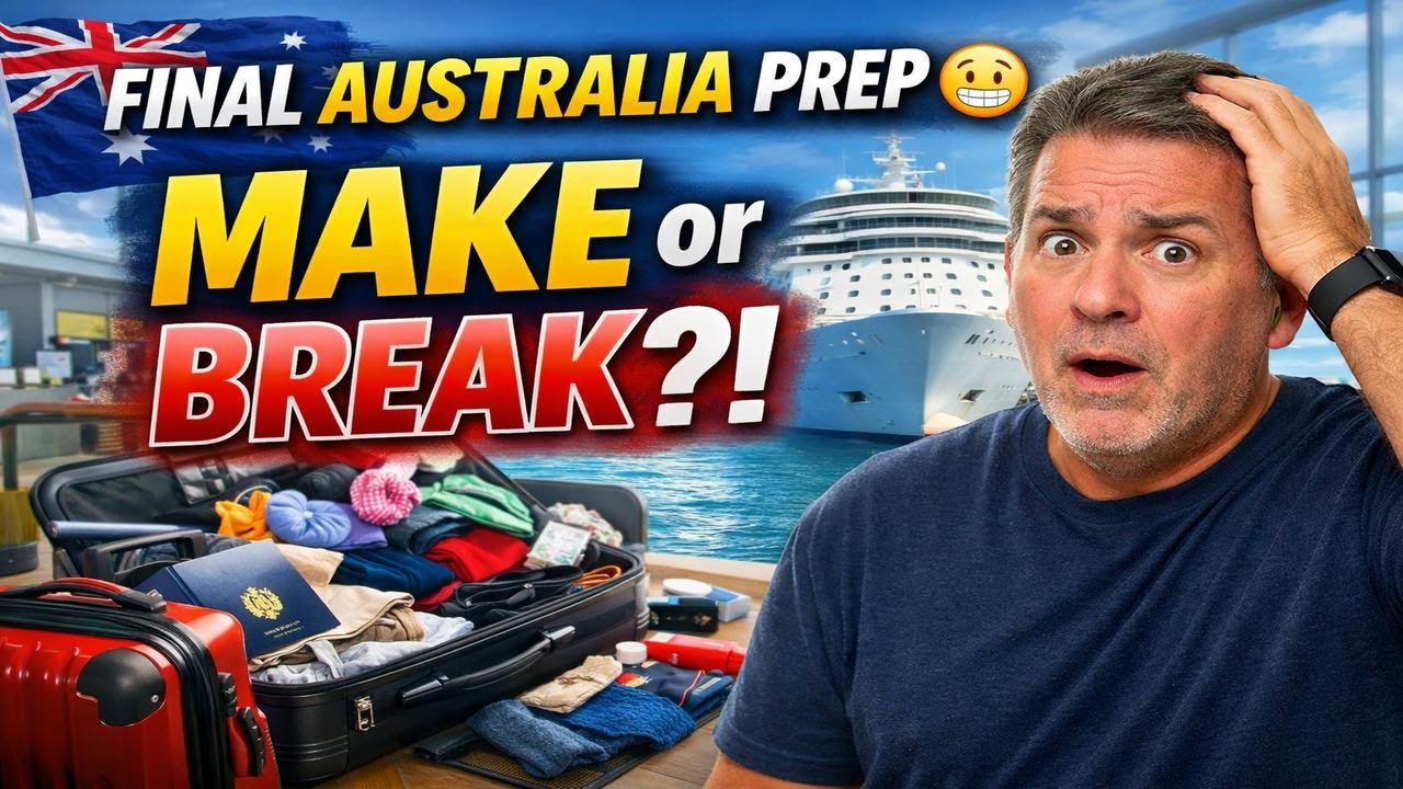 Final Australia Cruise Touches… This Could Make or BREAK My Trip 😬🇦🇺