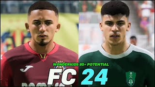 FC 24 | ALL WONDERKIDS WITH 85+  POTENTIAL (REAL FACES)