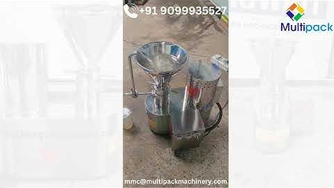 Rotor-Stator Colloid Mill for Mixing, Grinding, and Emulsifying