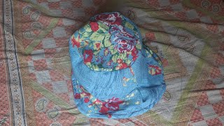 Make From Pillow Cover Summer Bucket Hat, Inside Out Wear On Both Side