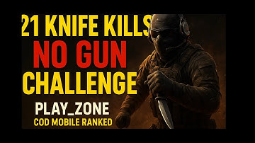 I Played COD Mobile With Only A Knife
