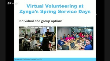 Virtual Volunteering: A Points of Light Corporate Video Lecture