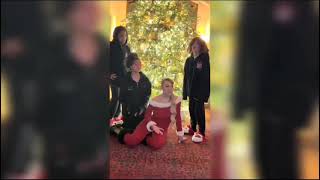 Hijos de Mariah Carey “hartos” de su hit navideño. Instructor de yoga graba persecución.