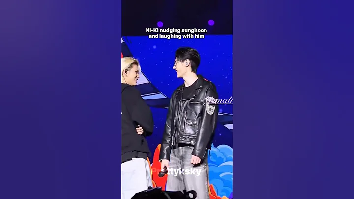 Ni-Ki laughing with Sunghoon & Sunoo running like baby #enhypen #sunoo #sunghoon #ni_ki #engene