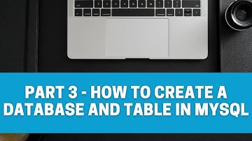Part 3   How to Create a Database and Table in MySQL