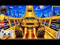 💥 Monster Truck Mega Ramp Madness | Extreme Stunts & Insane Crashes 🔥 Mega Ramp Racing