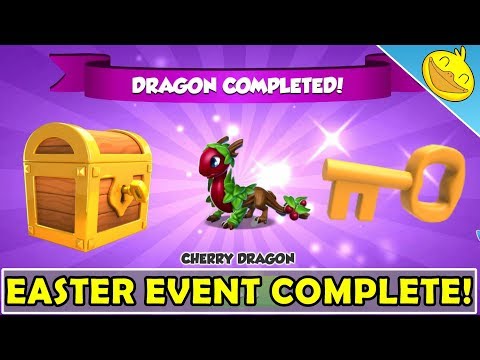 LEVEL 6 KEY! KELP + CHERRY DRAGONS Unlocked + Easter Event COMPLETE! - DML #1155